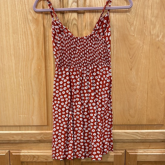 Faithfull The Brand Floral Red Mini Dress - Picture 12 of 13
